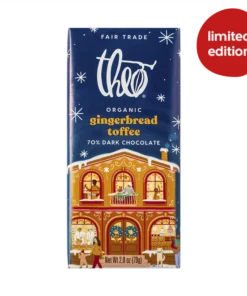 Gingerbread Toffee 70% Dark Chocolate Bar