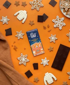 Gingerbread Toffee 70% Dark Chocolate Bar