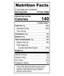 Gingerbread Toffee 70% Dark Chocolate Bar