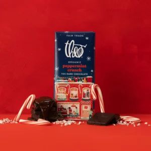 Peppermint Crunch 70% Dark Chocolate Bar