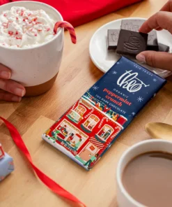 Peppermint Crunch 70% Dark Chocolate Bar