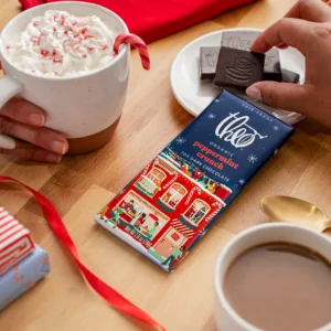 Peppermint Crunch 70% Dark Chocolate Bar