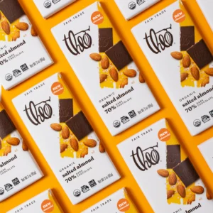 Salted Almond 70% Dark Chocolate Bar