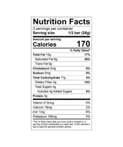 brown rice quinoa crunch 85% dark chocolate bar