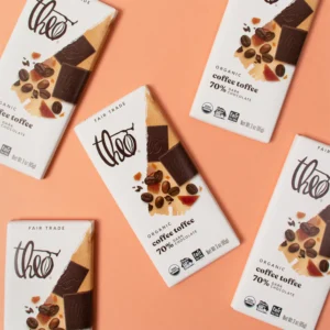 coffee toffee 70% dark chocolate bar