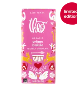 crème brûlée milk chocolate bar 45% cacao