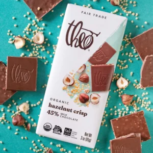 hazelnut crisp milk chocolate bar 45% cacao