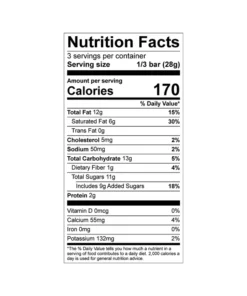 hazelnut crisp milk chocolate bar 45% cacao