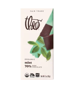 mint 70% dark chocolate bar