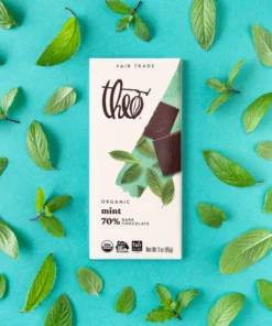 mint 70% dark chocolate bar
