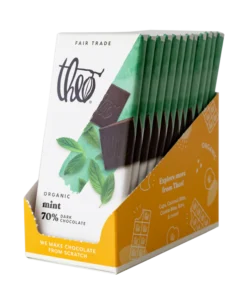 mint 70% dark chocolate bar