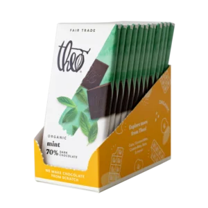 mint 70% dark chocolate bar