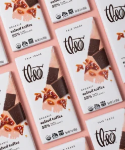 salted toffee 55% dark chocolate bar