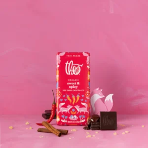 sweet and spicy 55% dark chocolate bar