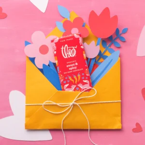 sweet and spicy 55% dark chocolate bar