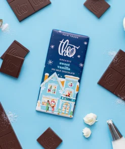 sweet vanilla milk chocolate bar 45% cacao