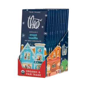 sweet vanilla milk chocolate bar 45% cacao