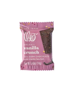 vanilla crunch 55% dark chocolate with vanilla sea salt