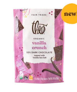 vanilla crunch 55% dark chocolate with vanilla sea salt