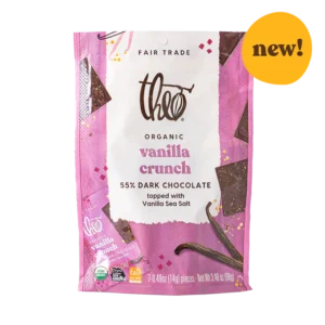 vanilla crunch 55% dark chocolate with vanilla sea salt